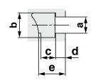 Compact guide cylinder with lock, MLGP series, drawing 6