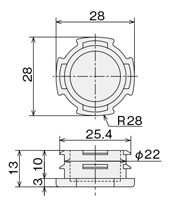 Inner Cap Hard drawing