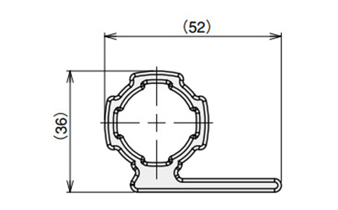 Dimensional drawing of L for Green Frame F35