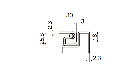 B-540-1 reference mounting example