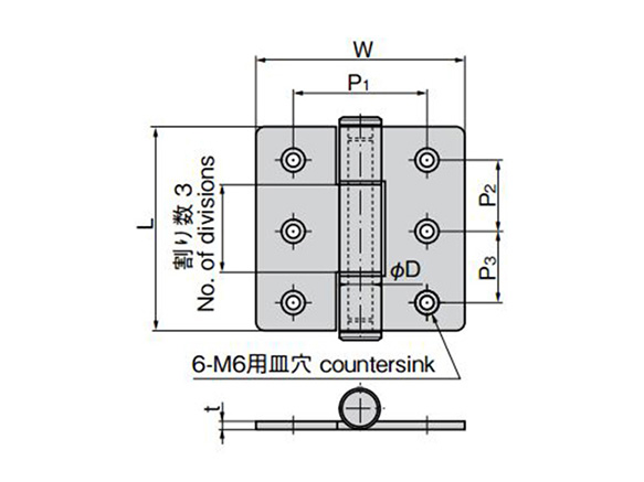 Stainless Steel Butt Hinge For Heavy-Duty Use B-1001: related images