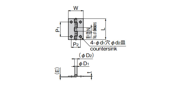 B-1059-4/5 dimensional drawing