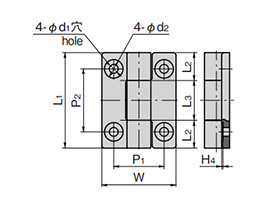 BP-150-1 dimensional drawing