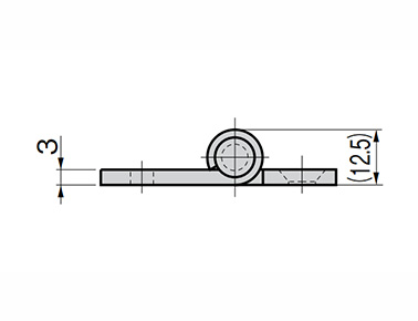 B-2 dimensional drawing (flat A type)