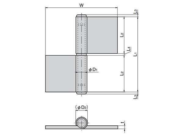 B-3 dimensional drawing