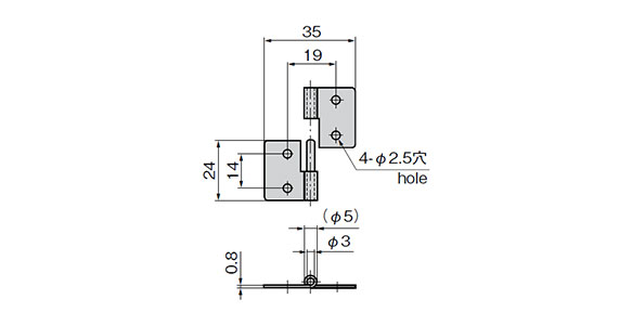 B-56 series dimensional drawing