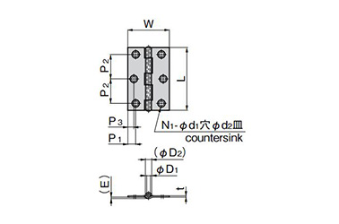 B-101-3 to 5 dimensional drawing