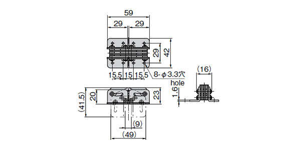 B-10-1 dimensional drawing