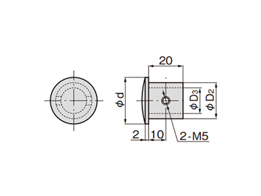 A-1219-1-C, A-1219-2-C dimensional drawing