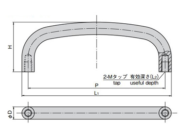 A-1042-C-1R to 9R dimensional drawing