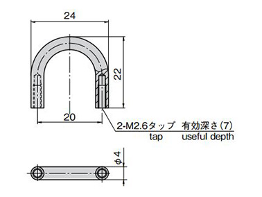 A-1042-C-10R dimensional drawing