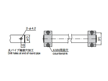 AP-216 series dimensional drawing