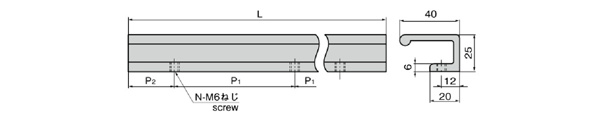 A-190-1 series dimensional drawing