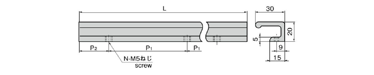 A-190-2 series dimensional drawing