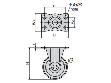 K-420S series dimensional drawing