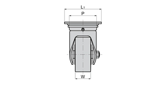 Swivel Caster For Heavy Loads (With Stopper) K-507YS: Related images