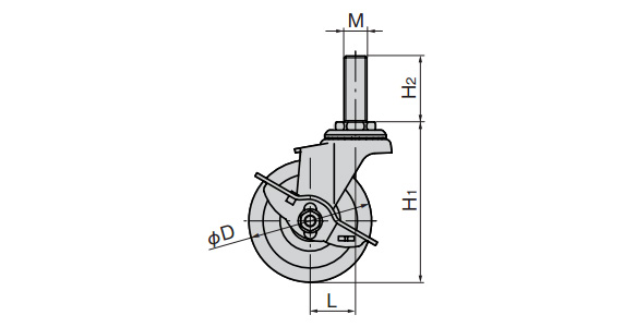 K-420EA dimensional drawing B