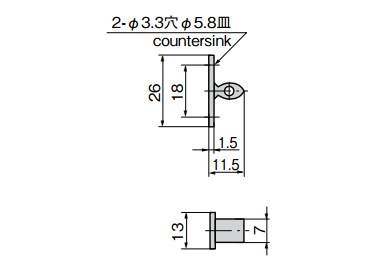 C-131 dimensional drawing Main body