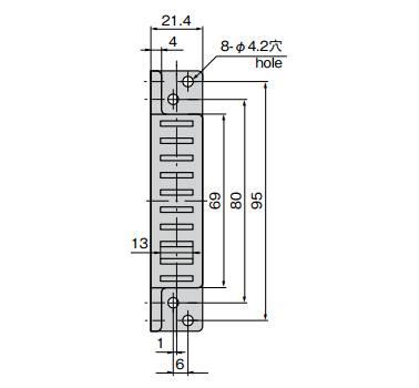 C-158-1 dimensional drawing