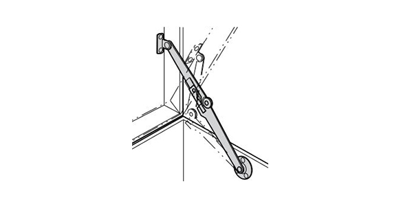 Stainless-Steel Canopy Stay With Auto Stopper B-1020-B: related images