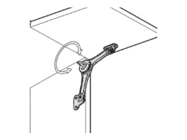 Use the adjustment hex wrench to adjust the holding force.