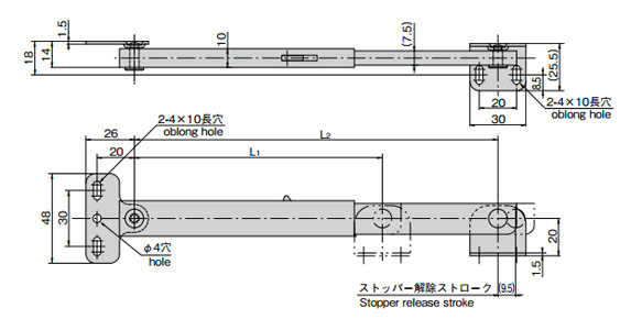 B-1223 (for right) dimensional drawing