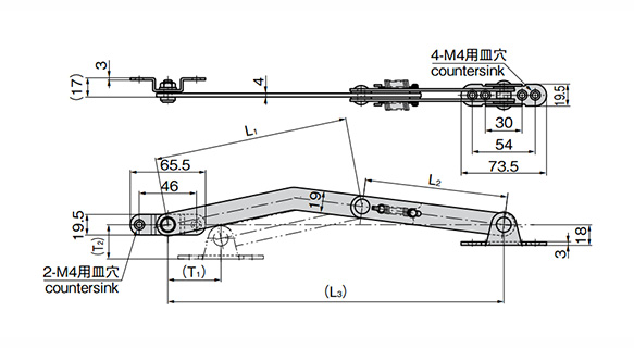 B-1451-2, B-1451-3 dimensional drawing