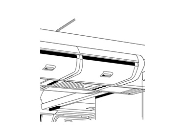 B-466 application example (the storage bin opens slowly)