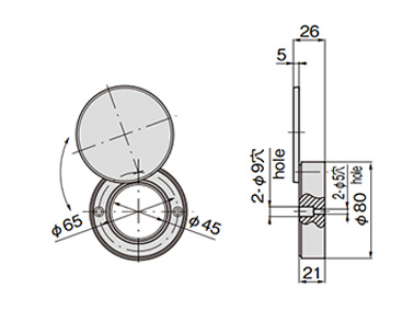 C-135-10 dimensional drawing