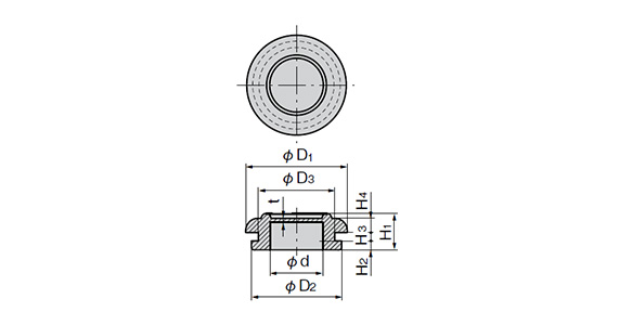 Flame-Retardant Grommet C-30-SG: related image