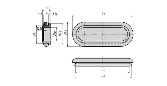 Flame-Retardant Grommet C-30-SG: related image