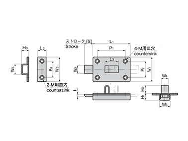 C-1171 series dimensional drawing