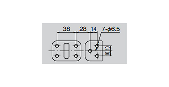 Panel hole drilling dimensions