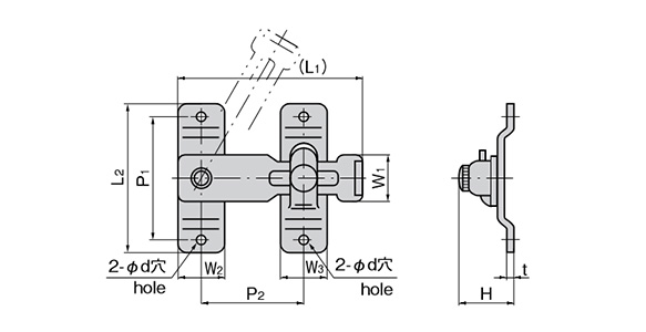 C-1249-3 dimensional drawing