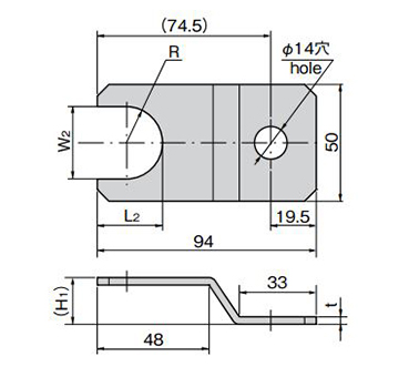 KC-275-C-1 to 3 dimensional drawing