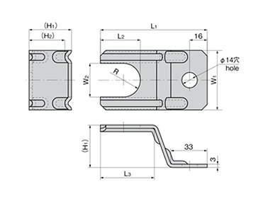 KC-1275-C-11 to 13 dimensional drawing