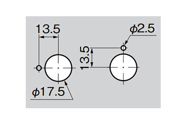 A-20-2, A-20-3 panel hole drilling dimensions