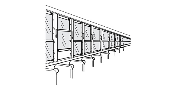 Window latch application example