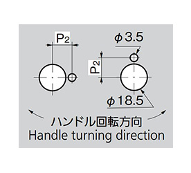 Panel hole drilling dimensions (A-33-3-1/A-33-3-2/A-33-4)