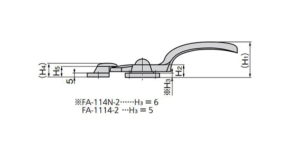 Stainless-Steel Handle For Sealing Doors FA-1114: related images