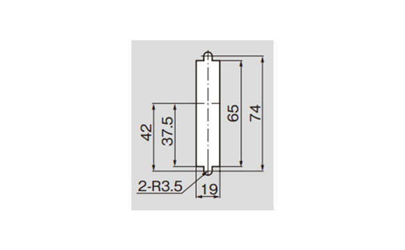 A-150-3-1 panel hole dimensional drawing