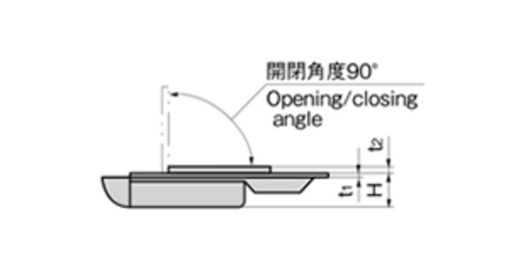 Wireless Snap Lock dimensional drawing B