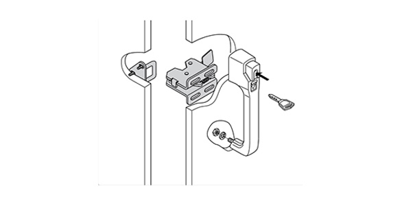 Compact Snatch Lock application example