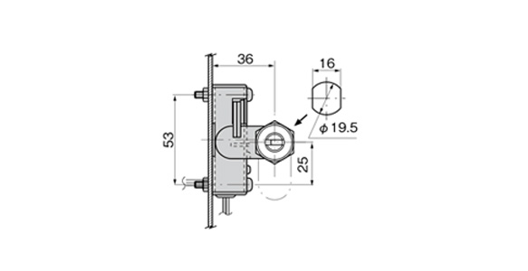 Reference mounting drawing