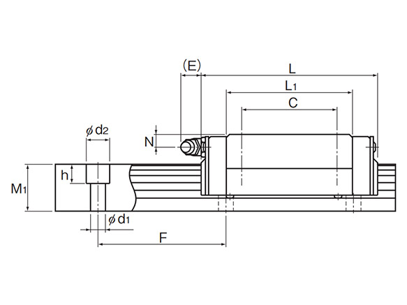 Drawing 2 of HSR-A type and HSR-LA type