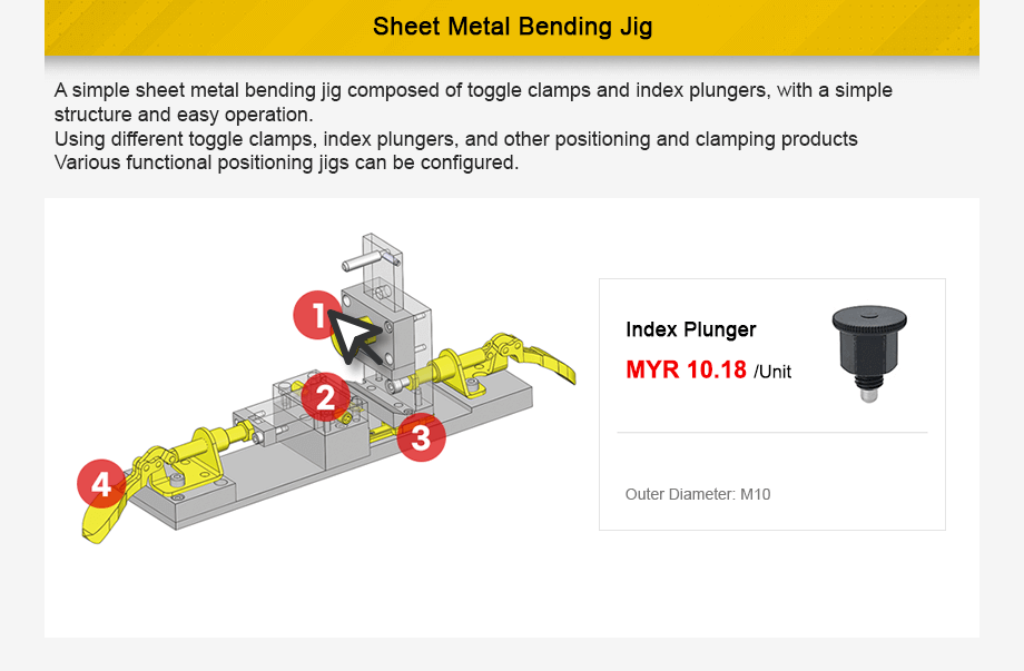 sheet metal bending jig