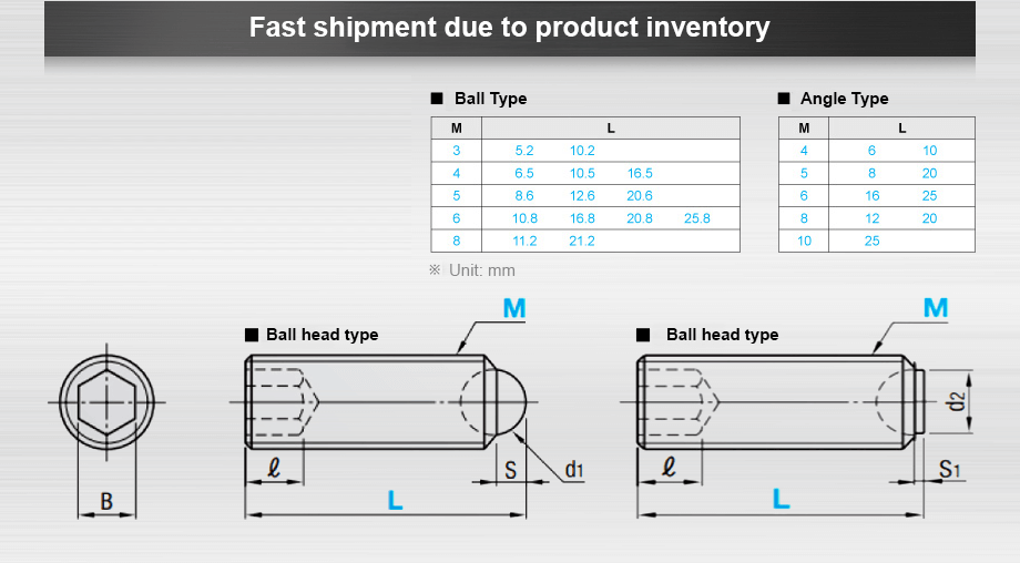 fast shipment due to inventory