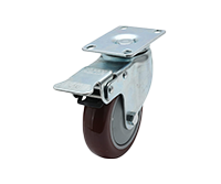 Urethane Casters Swivel With Stopper