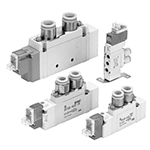 5-Port Solenoid Valve Body Ported Single Unit, SY5000 Series